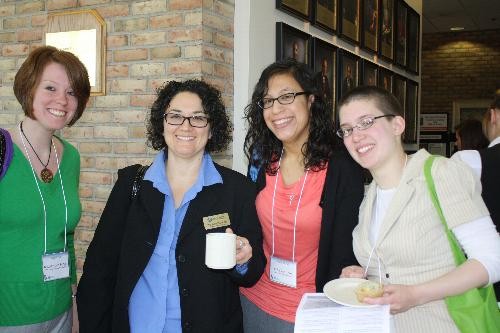 Dr. Danielle DeMuth with students